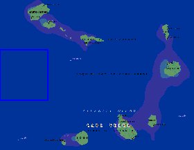 mapa de Cabo Verde