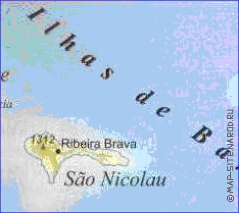 carte de Cap-Vert