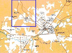 carte de Kaboul en anglais