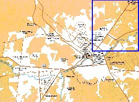 carte de Kaboul en anglais