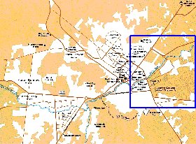 carte de Kaboul en anglais