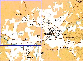 mapa de Cabul em ingles