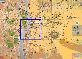 mapa de Cairo