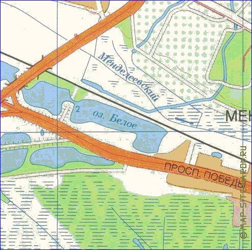 mapa de Kaliningrado