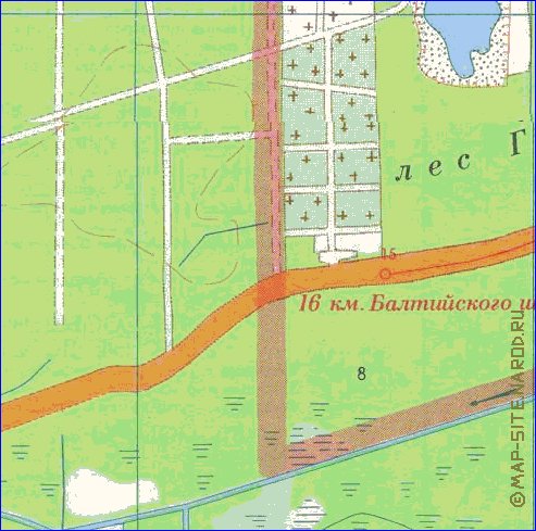 mapa de Kaliningrado