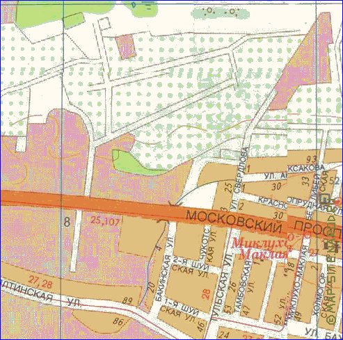 mapa de Kaliningrado