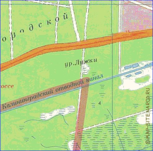 mapa de Kaliningrado