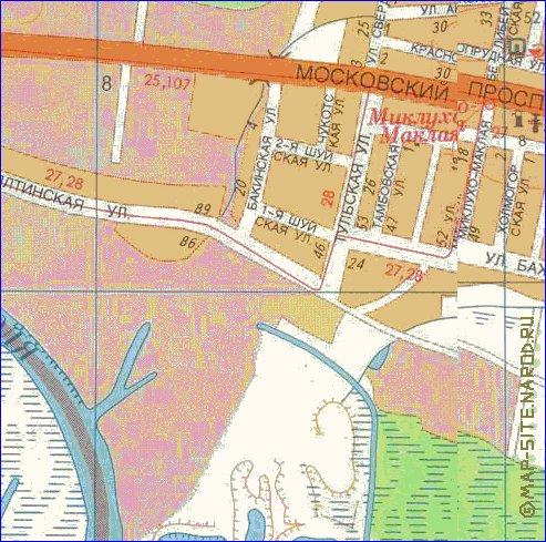 mapa de Kaliningrado