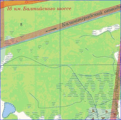 mapa de Kaliningrado