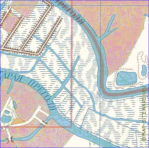 mapa de Kaliningrado