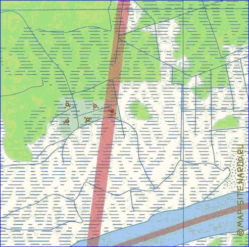 mapa de Kaliningrado