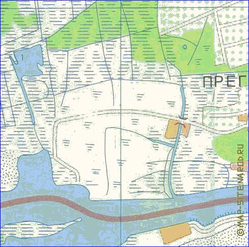 mapa de Kaliningrado