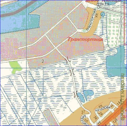 mapa de Kaliningrado