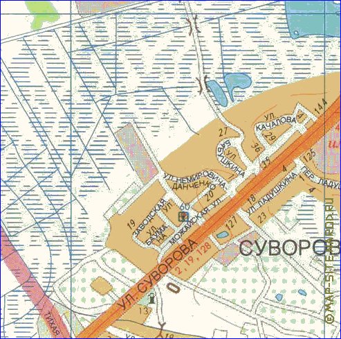 mapa de Kaliningrado