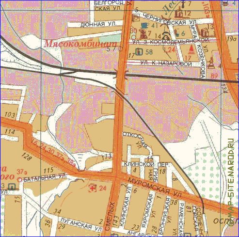 mapa de Kaliningrado