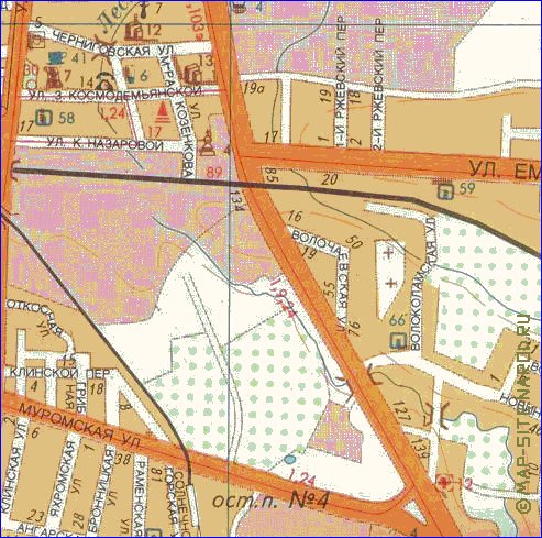 mapa de Kaliningrado