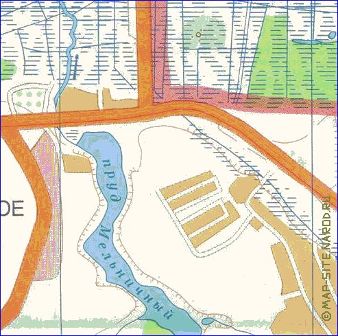 mapa de Kaliningrado