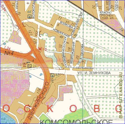 mapa de Kaliningrado