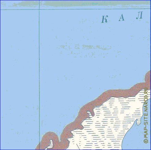 mapa de Kaliningrado