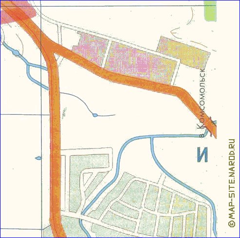 mapa de Kaliningrado