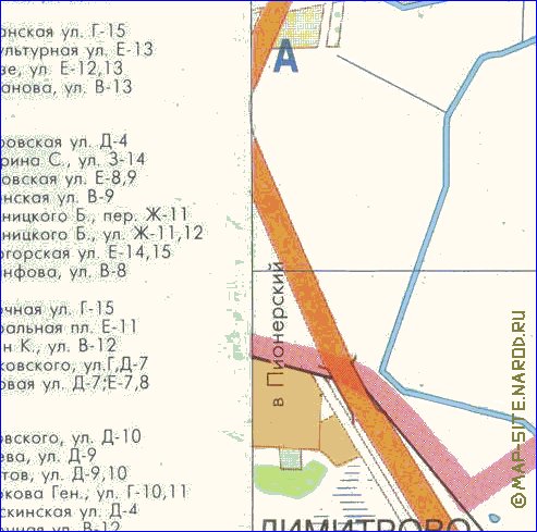 mapa de Kaliningrado