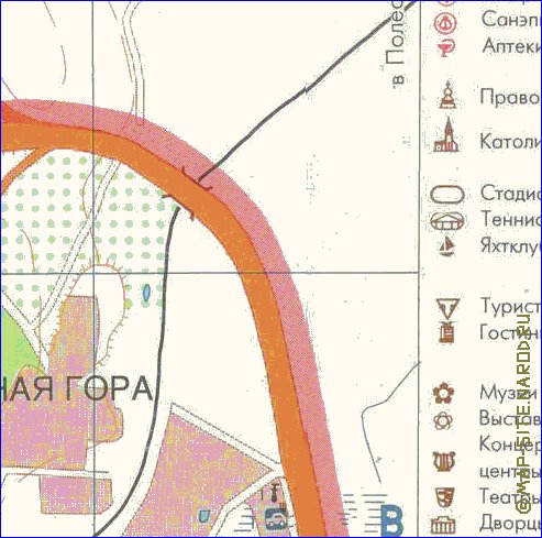 mapa de Kaliningrado