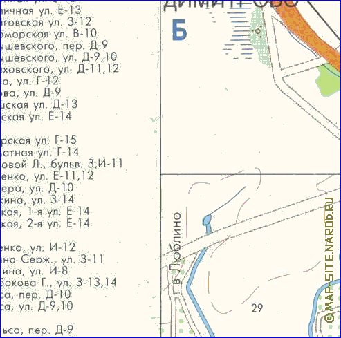 mapa de Kaliningrado