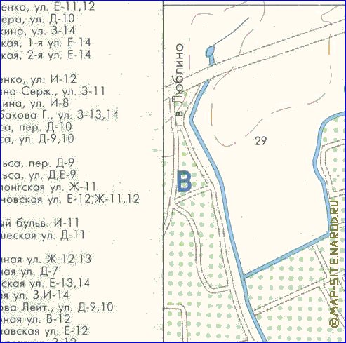 mapa de Kaliningrado