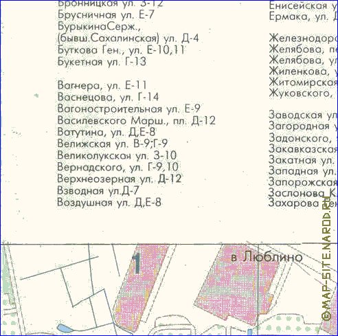 mapa de Kaliningrado