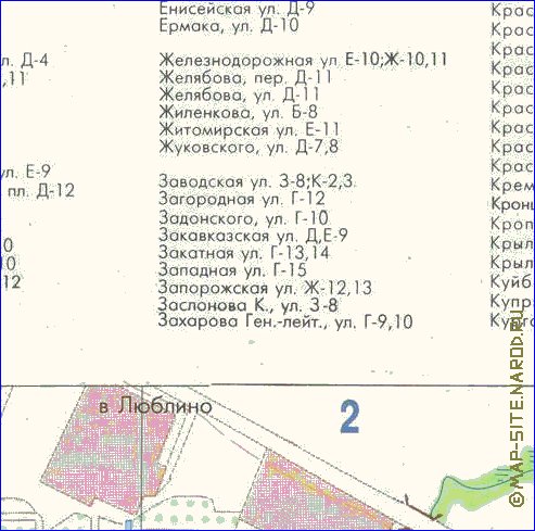 mapa de Kaliningrado