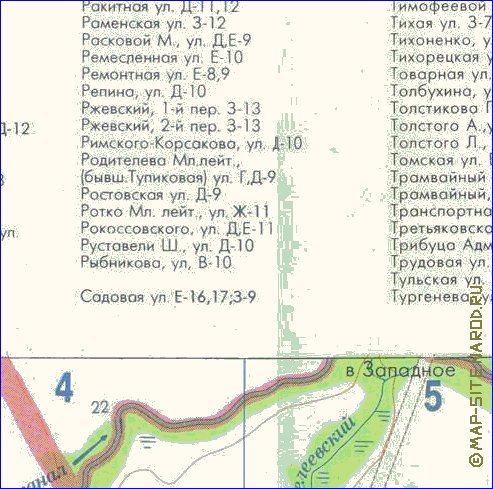 mapa de Kaliningrado