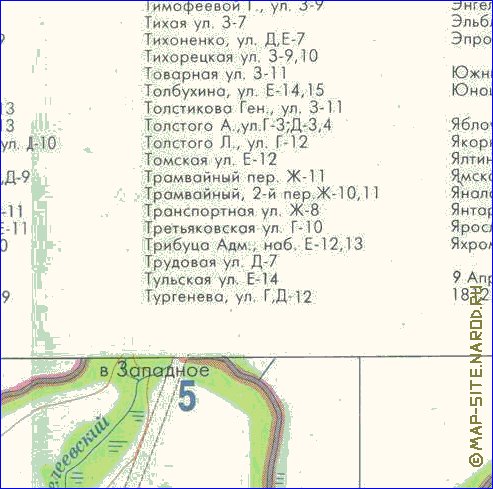 mapa de Kaliningrado