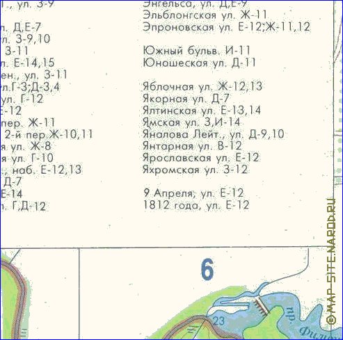 mapa de Kaliningrado