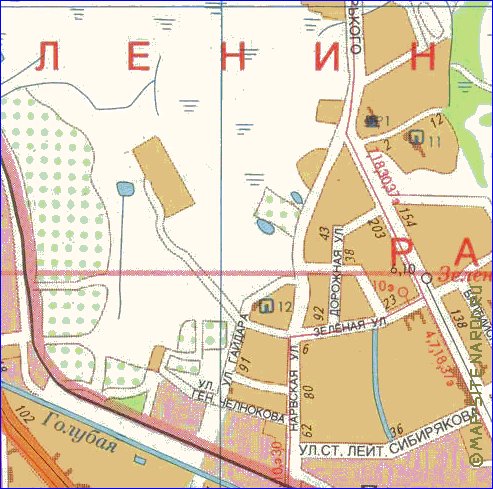 mapa de Kaliningrado