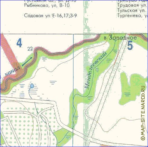 mapa de Kaliningrado