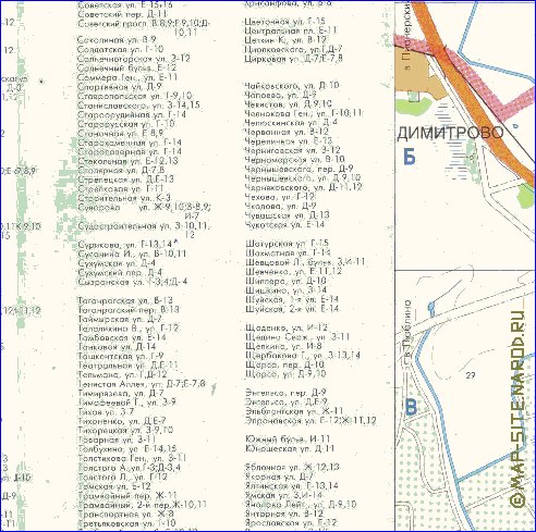 mapa de Kaliningrado