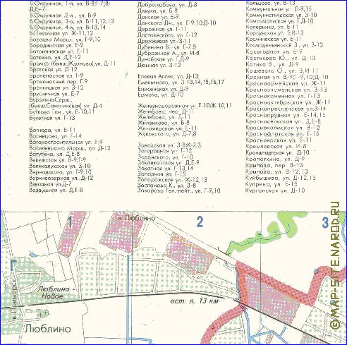 mapa de Kaliningrado