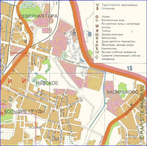 mapa de Kaliningrado