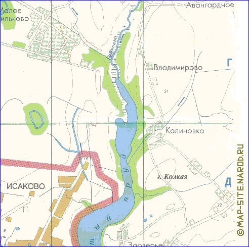 mapa de Kaliningrado