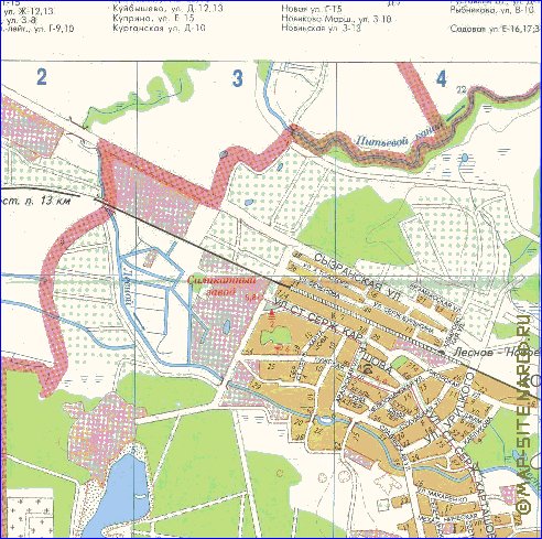 mapa de Kaliningrado