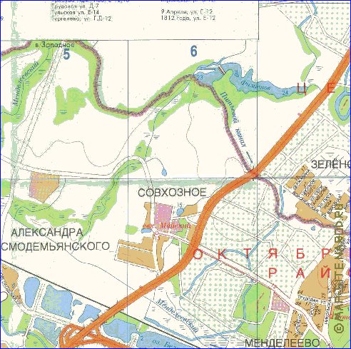 mapa de Kaliningrado