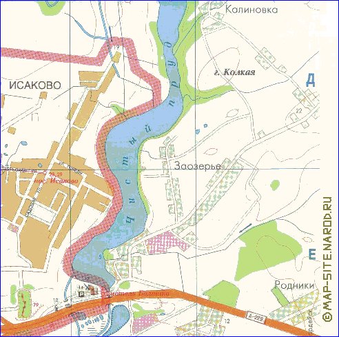 mapa de Kaliningrado