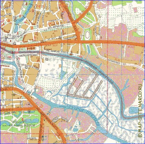 mapa de Kaliningrado