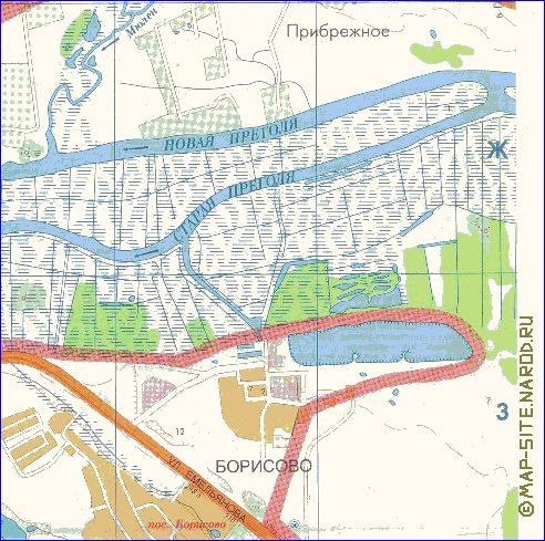 mapa de Kaliningrado