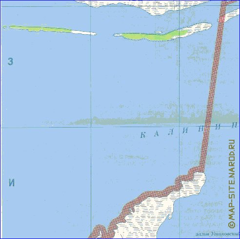 mapa de Kaliningrado