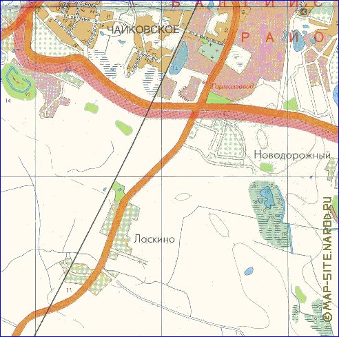 mapa de Kaliningrado