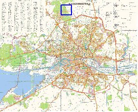 mapa de Kaliningrado