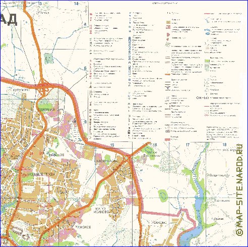 mapa de Kaliningrado