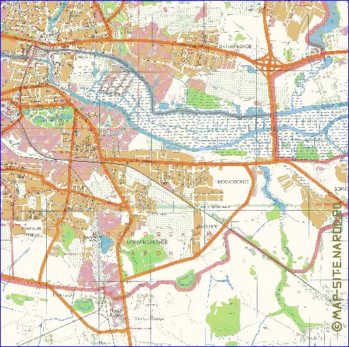 mapa de Kaliningrado