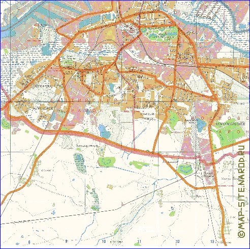 mapa de Kaliningrado